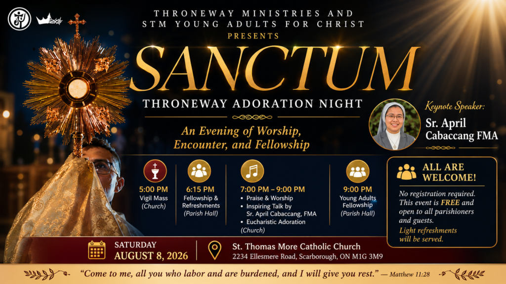SANCTUM – Throneway Adoration Night