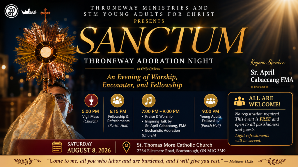 SANCTUM – Throneway Adoration Night