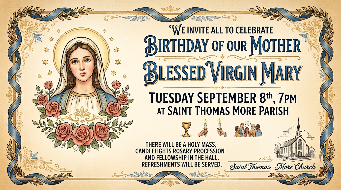 Celebrate the Birthday of Our Blessed Virgin Mary