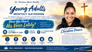 October Young Adults Monthly Gathering