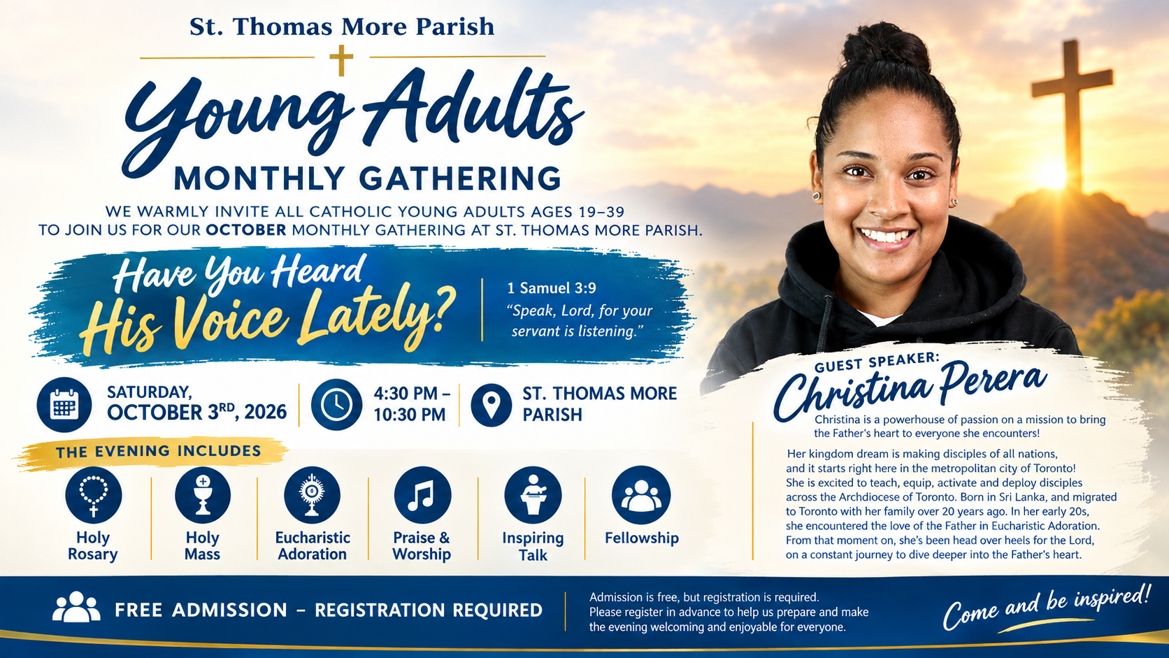 October Young Adults Monthly Gathering